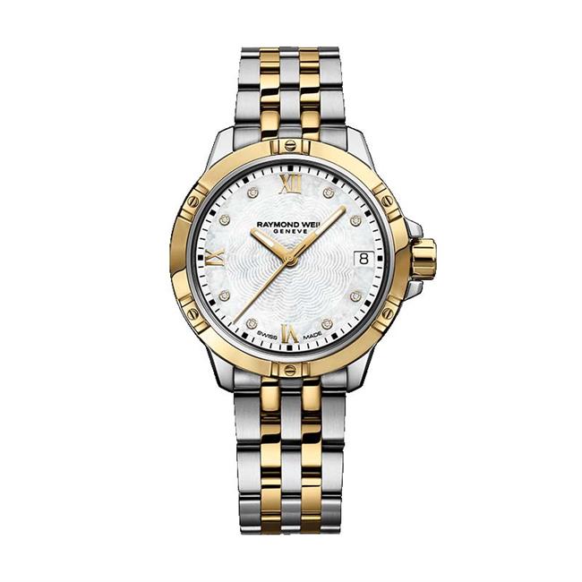 Raymond Weil Tango Ladies Two Tone Mother of Pearl