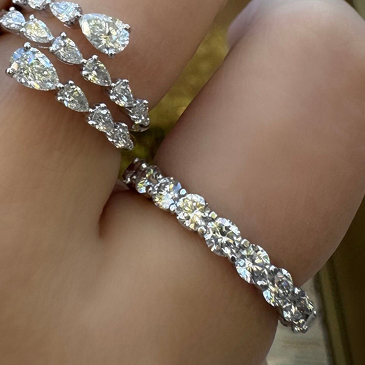 London Collection Platinum 20 Round Diamond Wedding Band