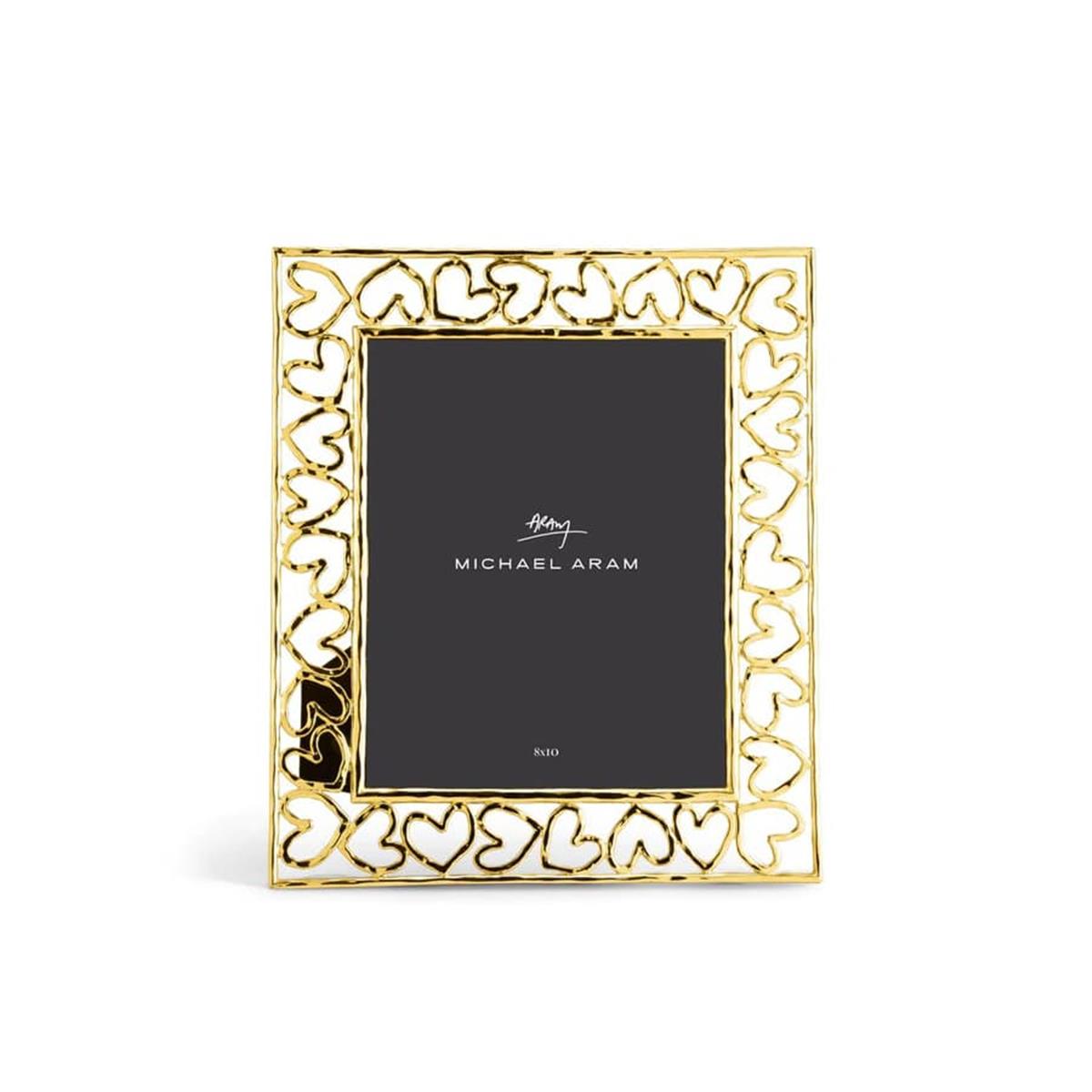 Michael Aram Heart Goldtone 8x10 Frame