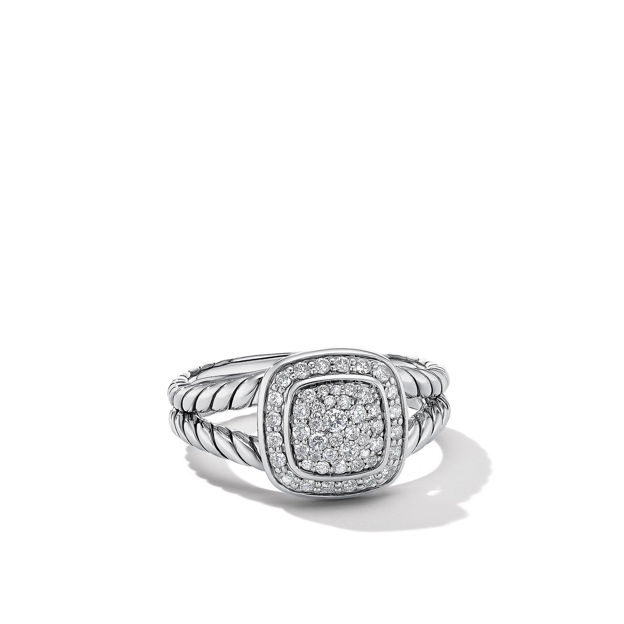 David Yurman Petite Albion® Ring with Pavé Diamonds
