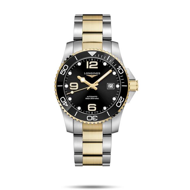 Longines Hydroconquest Two Tone Black
