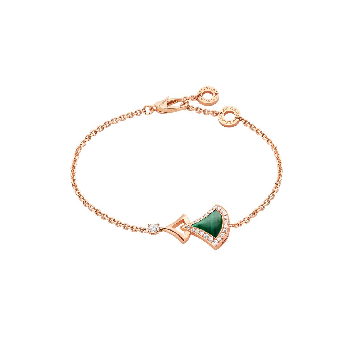Bvlgari Divas Dream Malachite and Diamond Bracelet