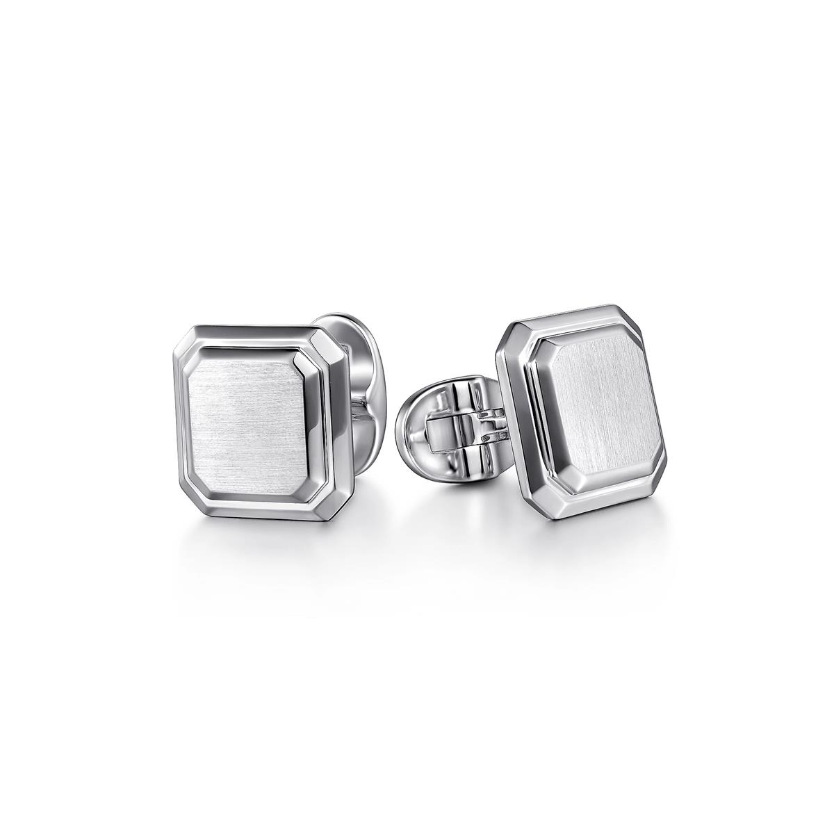 Gabriel & Co Sterling Silver Square Cufflinks