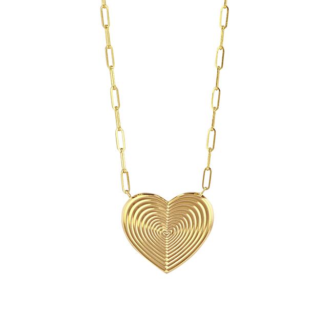 Phillips House Aura 14k Yellow Gold Heart Necklace