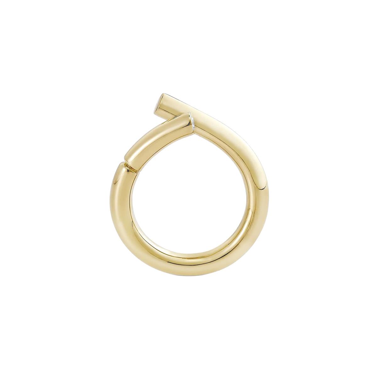 Tabayer Oera Yellow Gold Diamond Ring Size 52