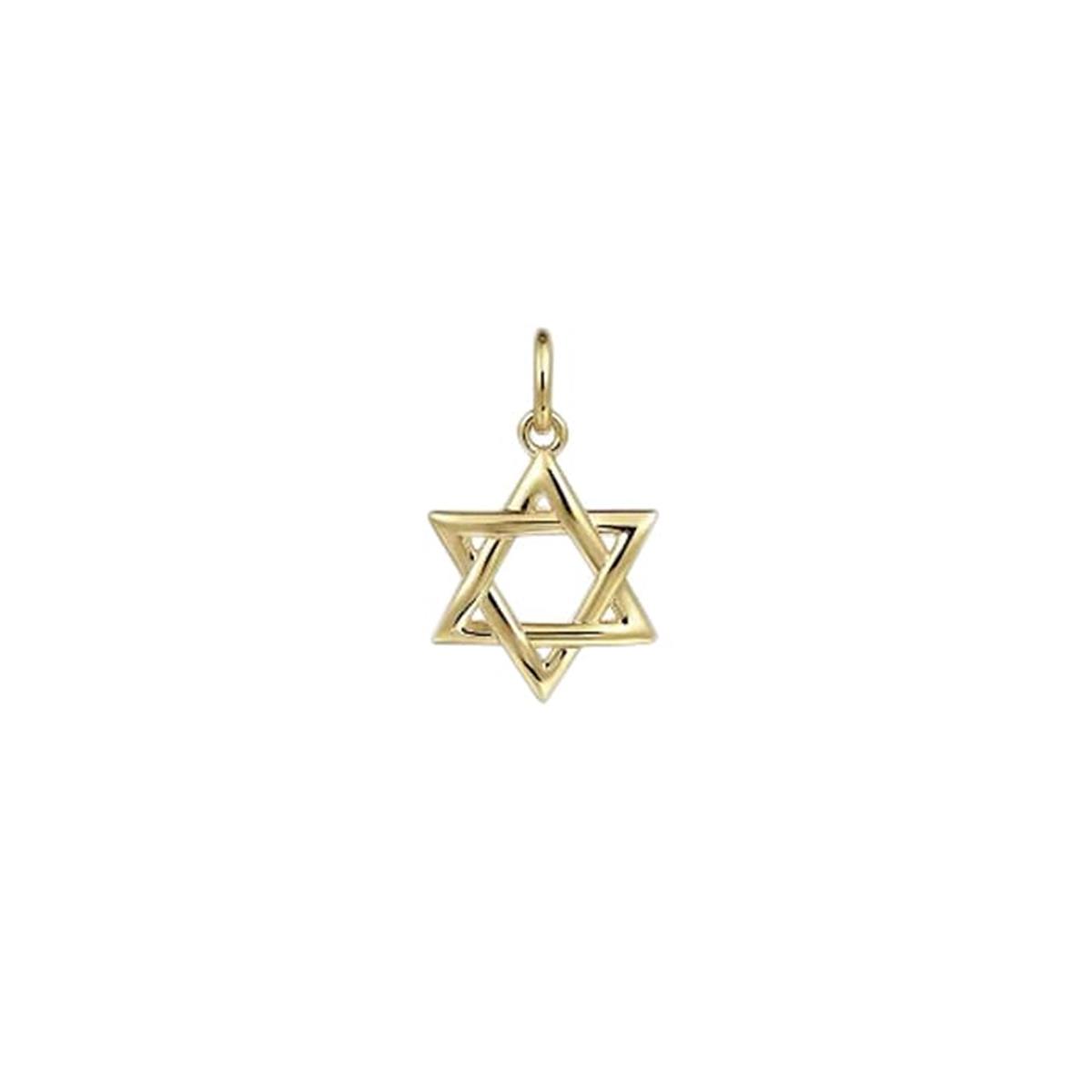 Gabriel & Co 14k Yellow Gold Mini Star of David Pendant