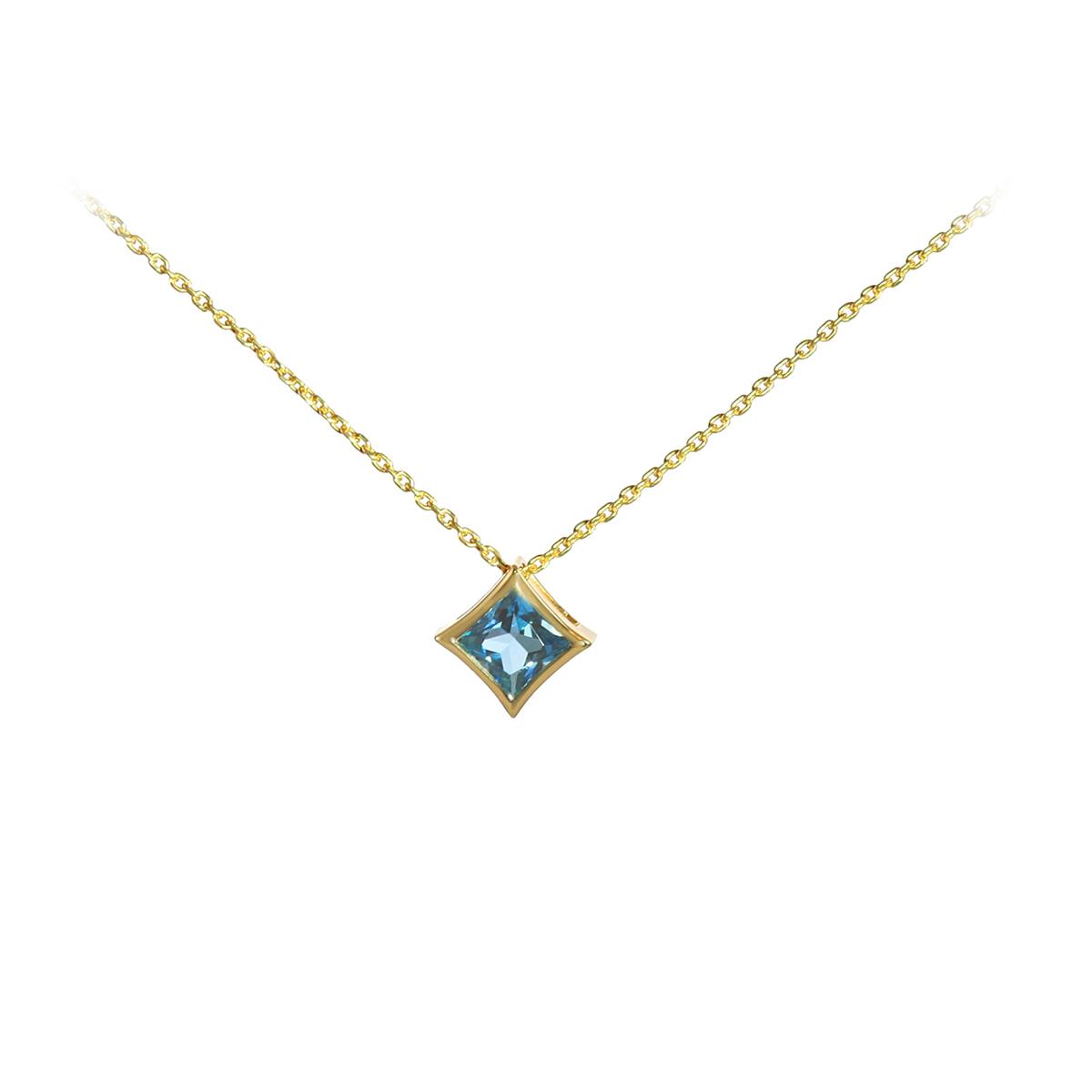 Olivia B 14k Gemstone Pendant Necklace