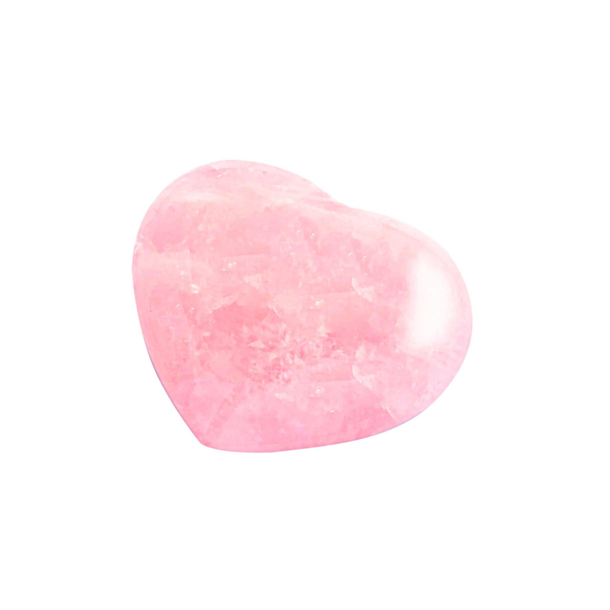 ANNA New York Cuore Heart Rose Quartz