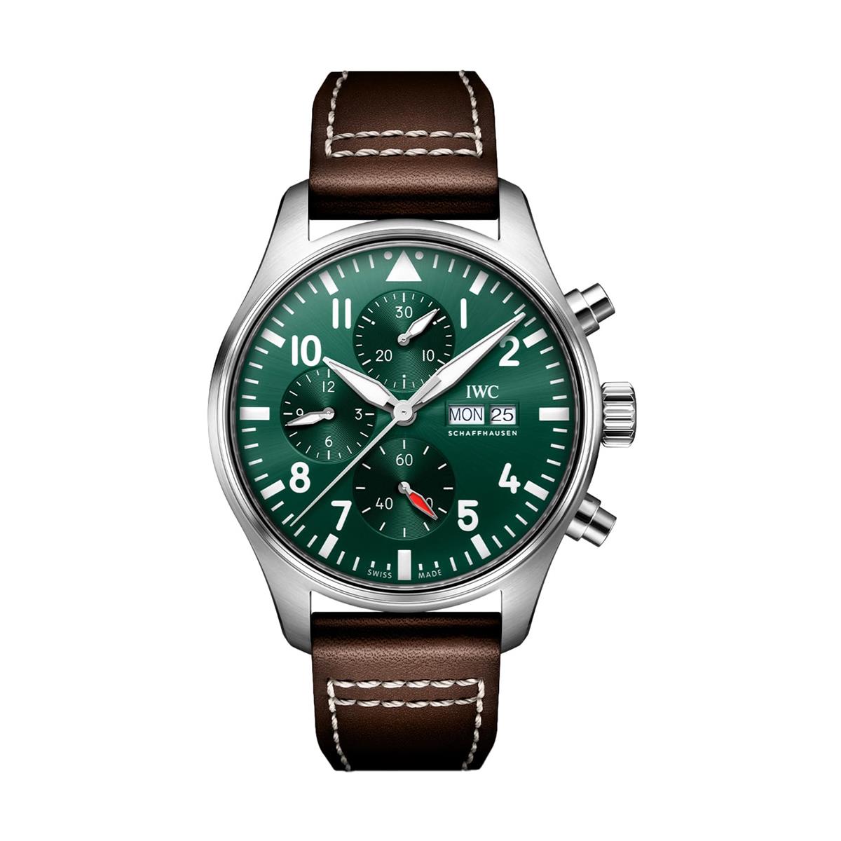 IWC Pilots Watch Chronograph 43 Green