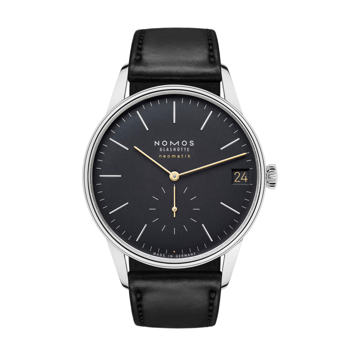 Nomos Glashutte Orion Neomatik 41 Date New Black