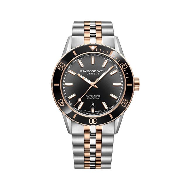 Raymond Weil Freelancer Two Tone Black