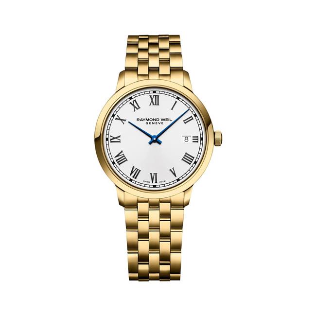 Raymond Weil Toccata Date Yellow Gold Overlay White