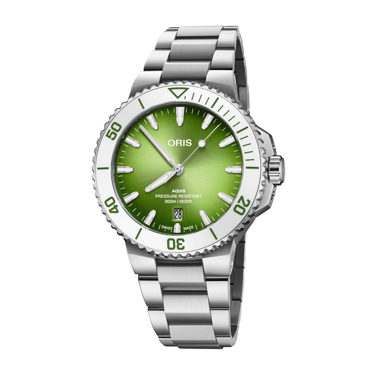 Oris Aquis Date Taste of Summer Green