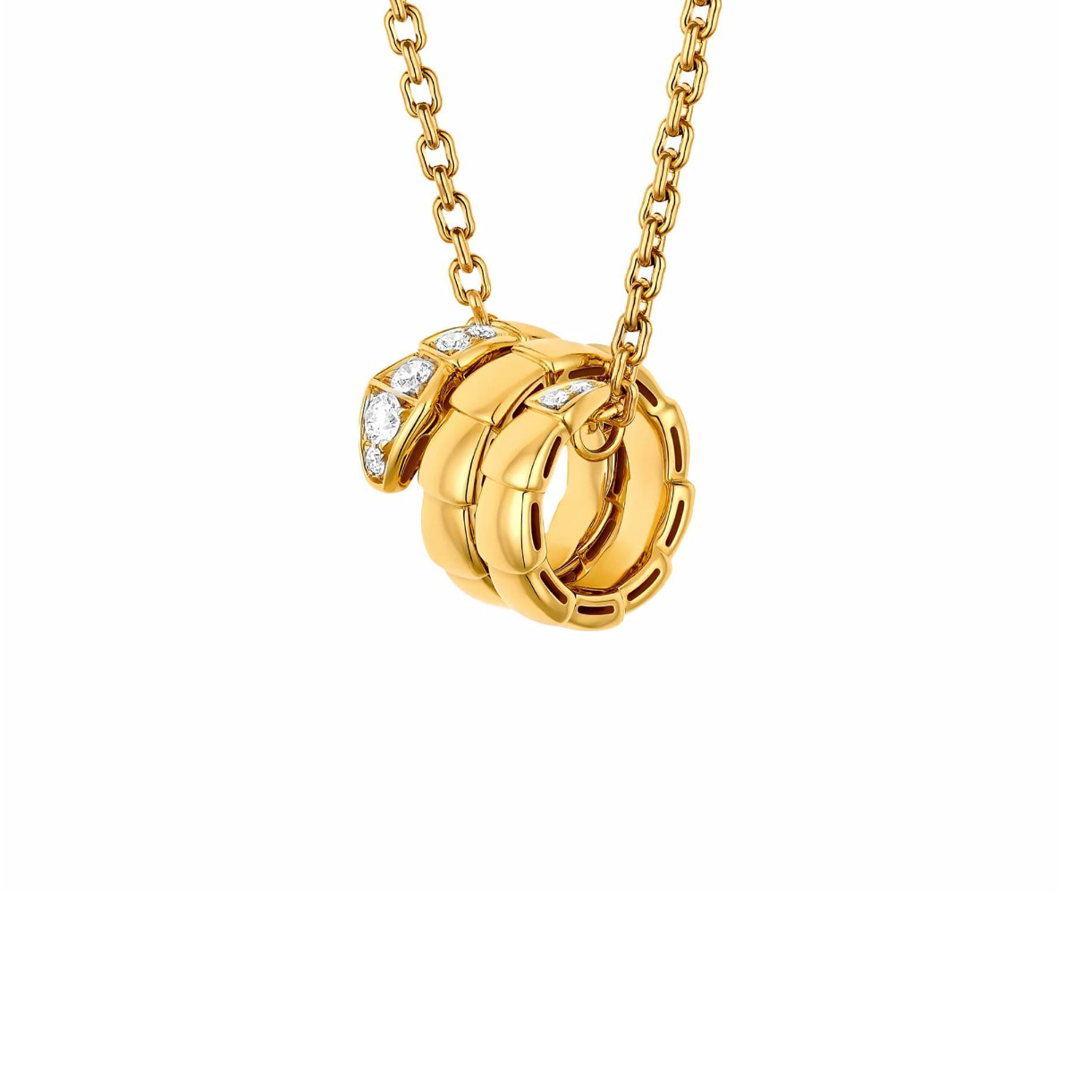 Bvlgari Serpenti Viper Pave Pendant Necklace
