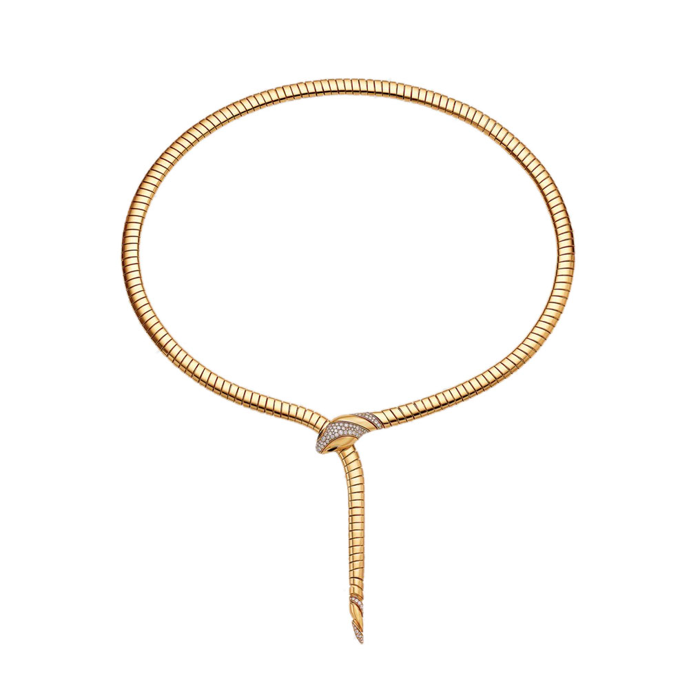 Bvlgari Serpenti Tubogas Diamond Necklace