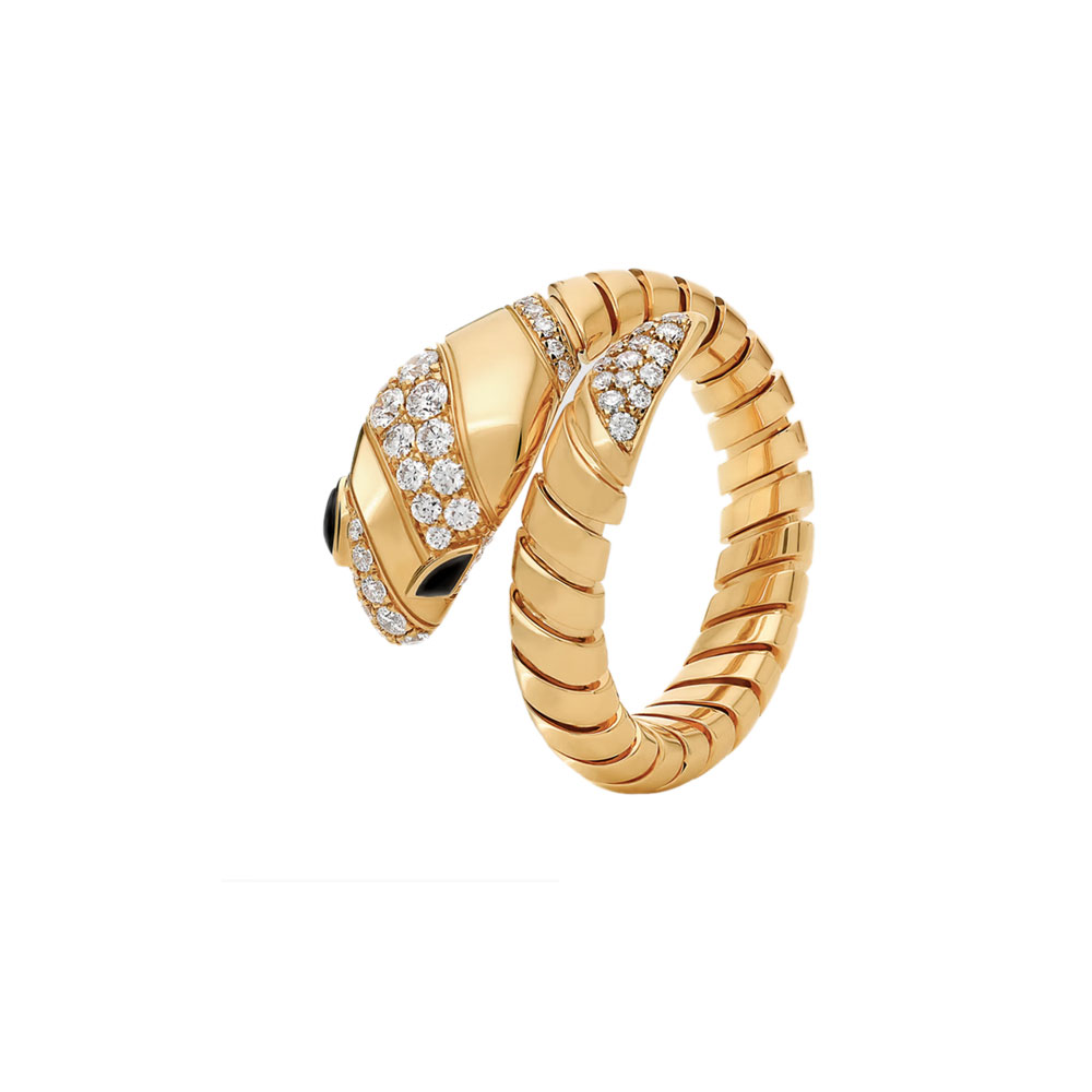 Bvlgari Serpenti Tubogas Diamond Ring