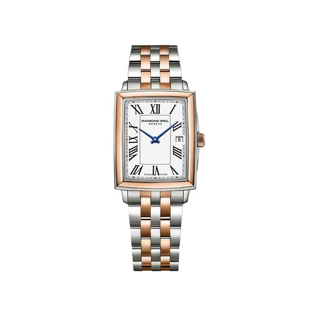 Raymond Weil Toccata Date Two Tone White