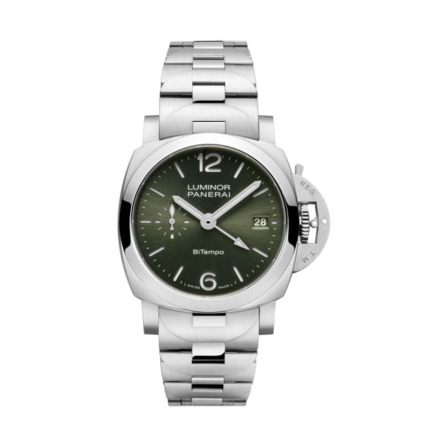 Panerai Luminor GMT 40mm Steel Green