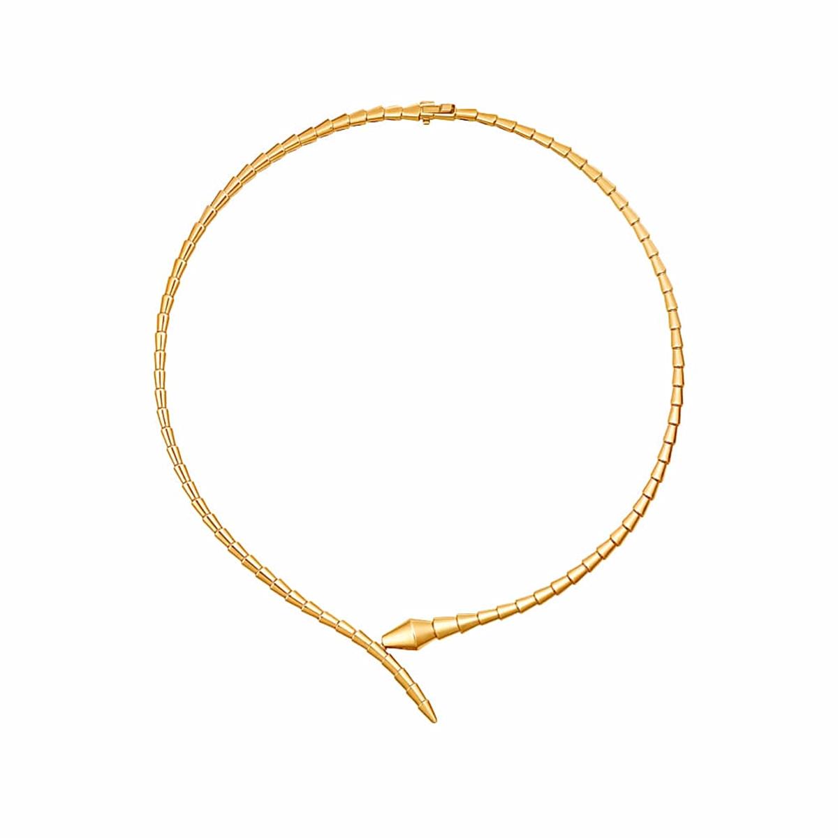 Bvlgari Serpenti Viper Yellow Gold Necklace