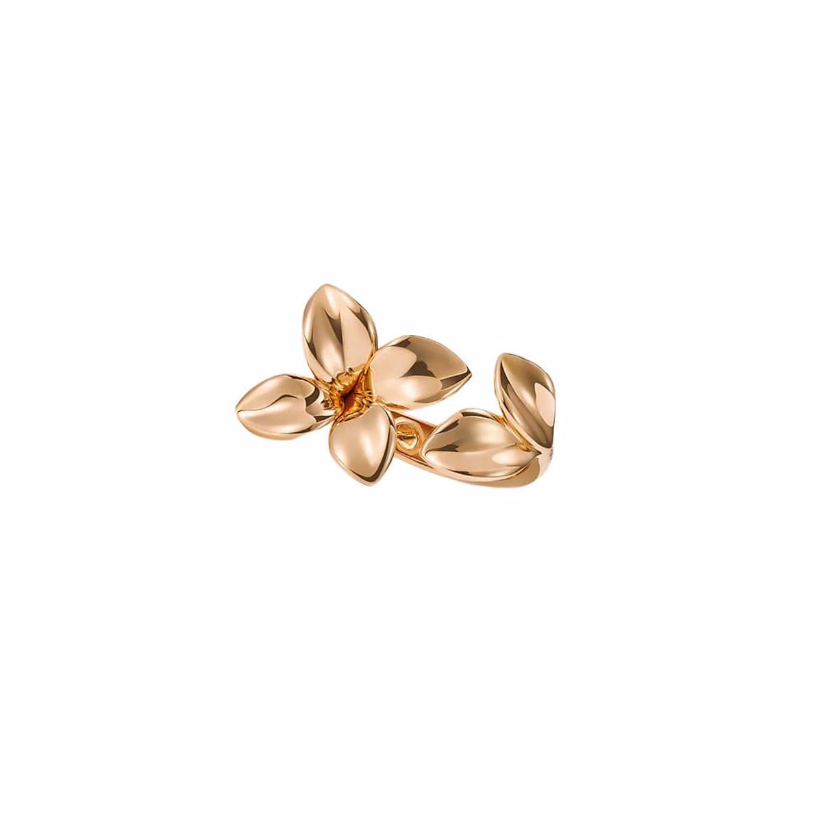 Pasquale Bruni Giardini Segreti 18k Rose Gold Flower Wrap Ring