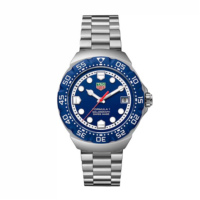 TAG Heuer Formula 1 Solargraph Steel Blue