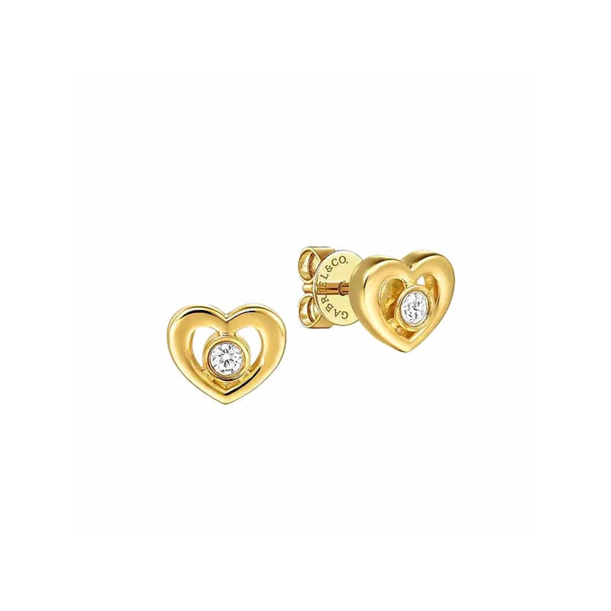 Delicate Brilliance by Gabriel & Co, Thoughtfully Accented with Ear Cuff Details For a Modern Layered Look