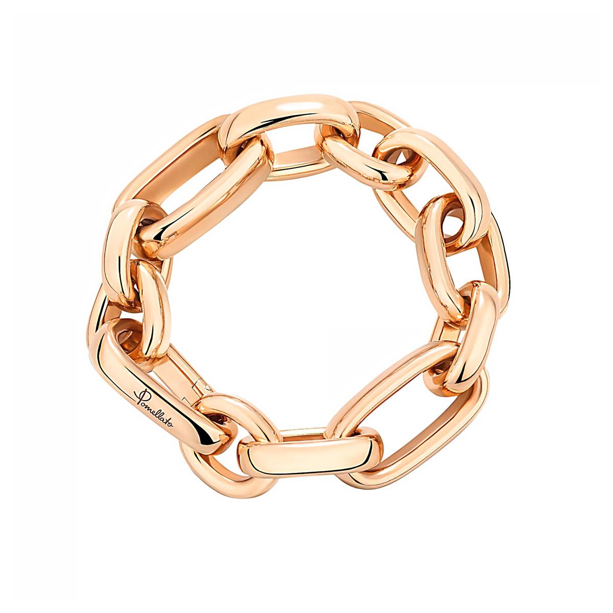 Pomellato Iconica 18k Rose Gold Bold Chain Bracelet