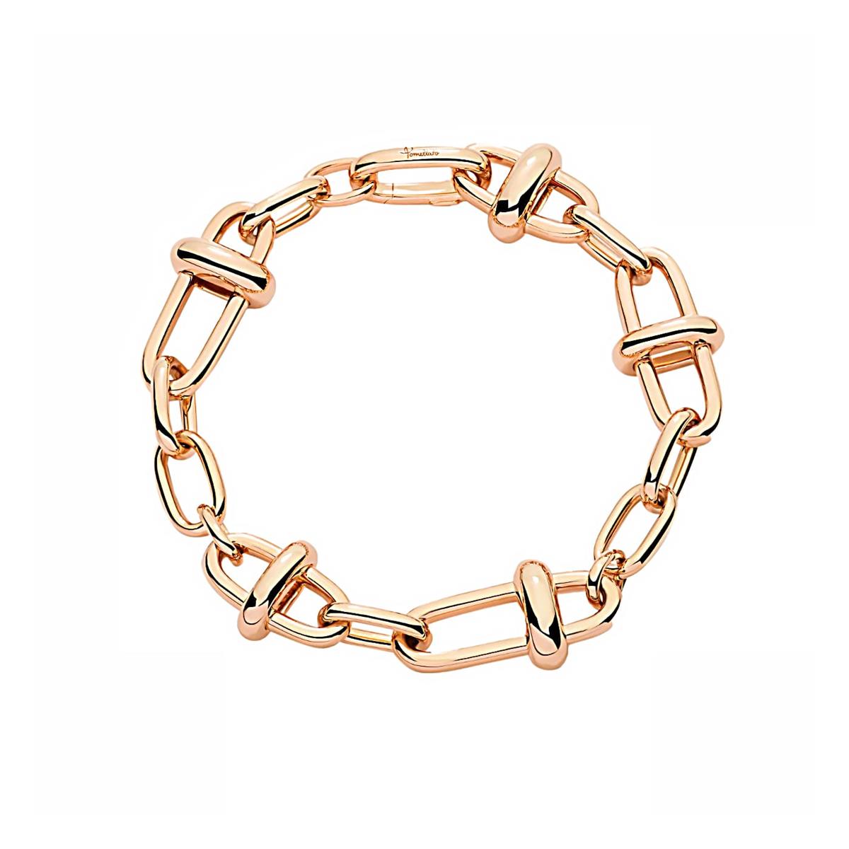 Pomellato Iconica 18k Rose Gold Link Bracelet