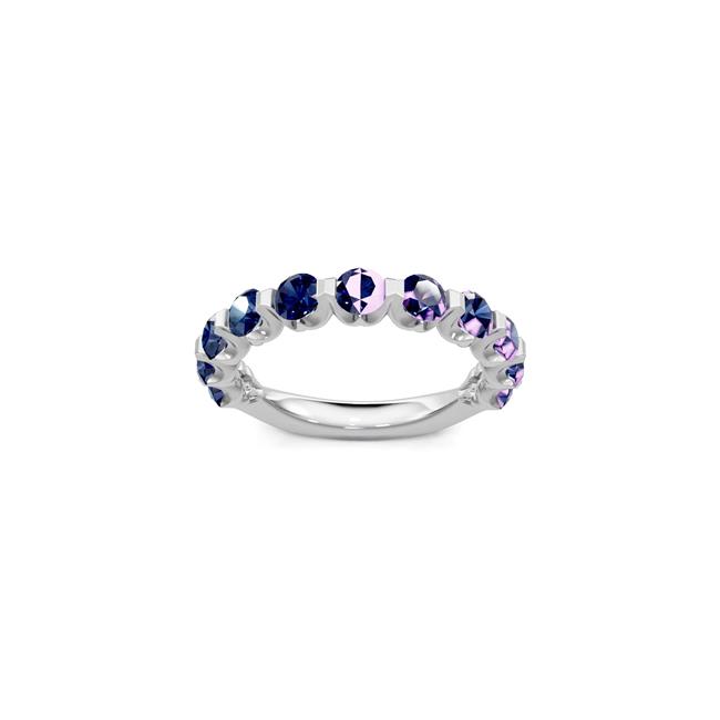 TWO By London 14k White Gold Gemstone Ring 6