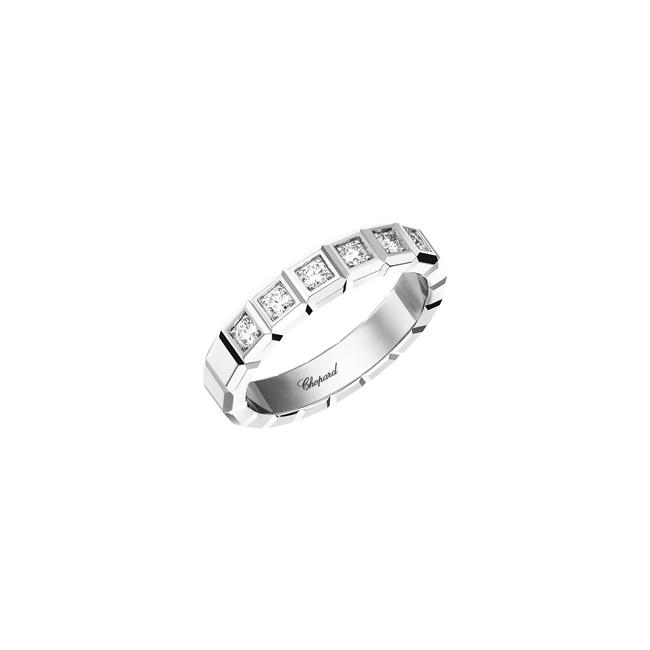 Chopard Ice Cube 18k White Gold Diamond Ring