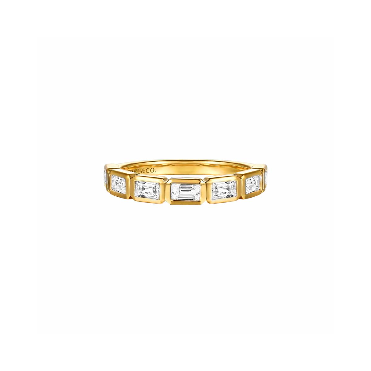Gabriel & Co Bridal 14k Yellow Gold Diamond Anniversary Band