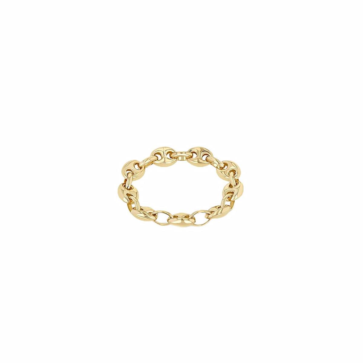 Zoe Chicco 14k Yellow Gold Small Mariner Chain Ring