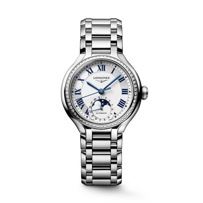 Longines Primaluna Moonphase White
