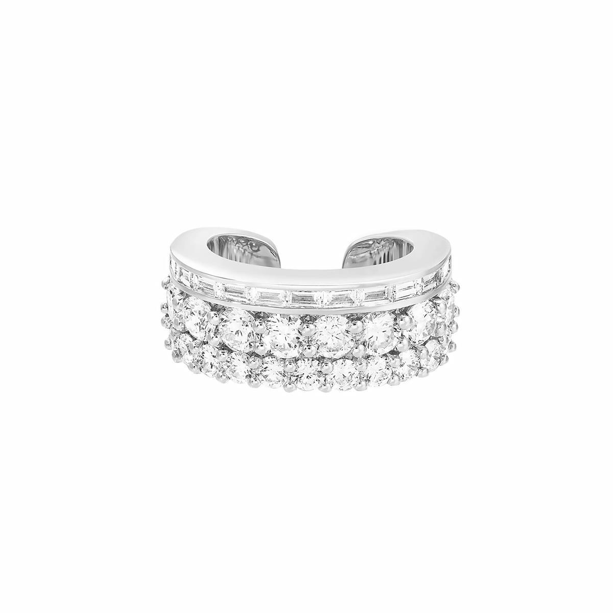 Anita Ko Lola 18k White Gold Diamond Ear Cuff