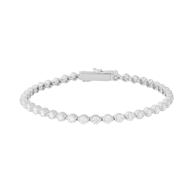 London Collection 14k Gold Diamond Tennis Bracelet 5.00cts