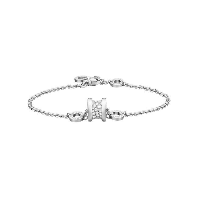 Bvlgari B.zero1 18k White Gold Diamond Bracelet