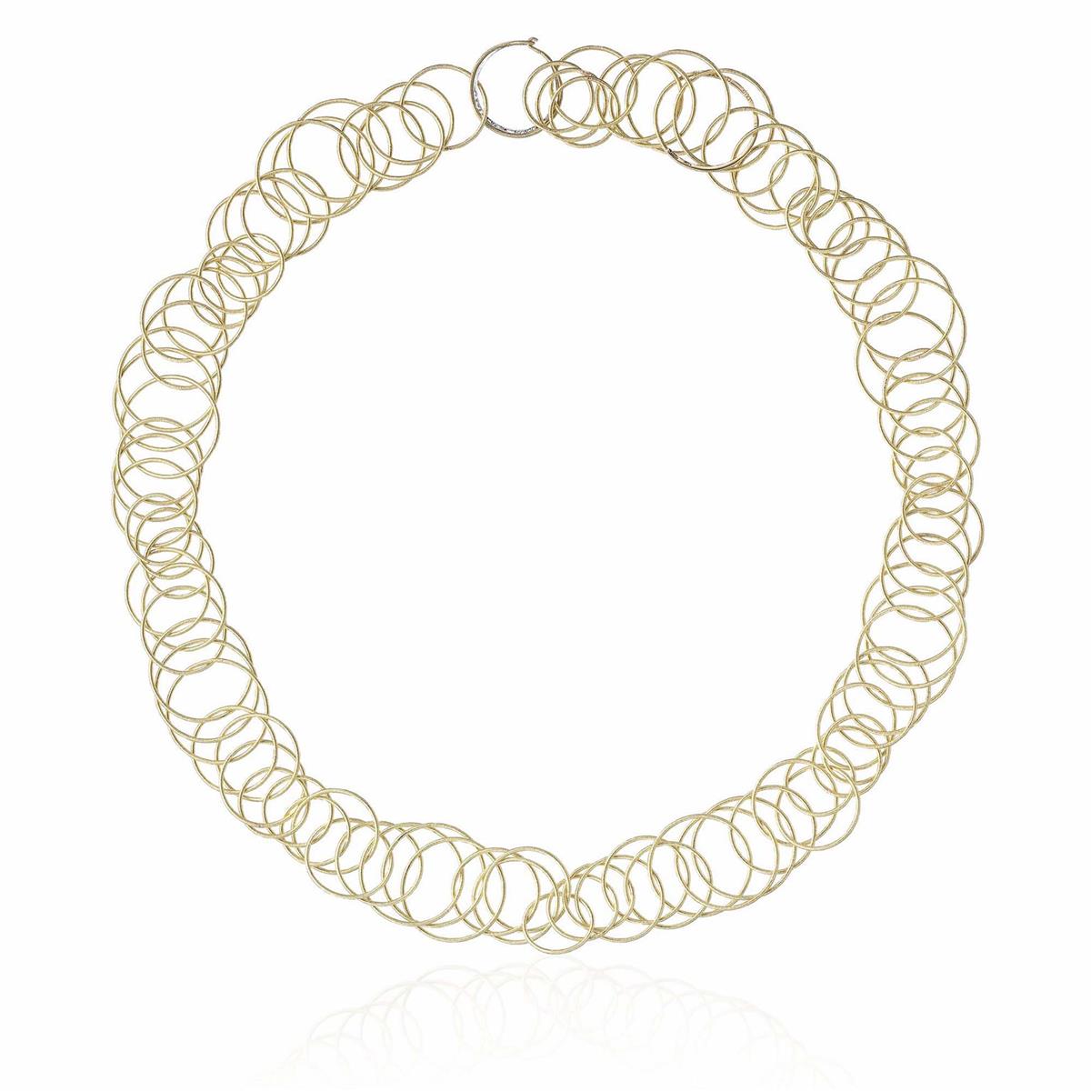 Buccellati Hawaii 18k Yellow Gold Multi Loop Necklace