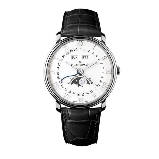 Blancpain Villeret Quantieme Complet White