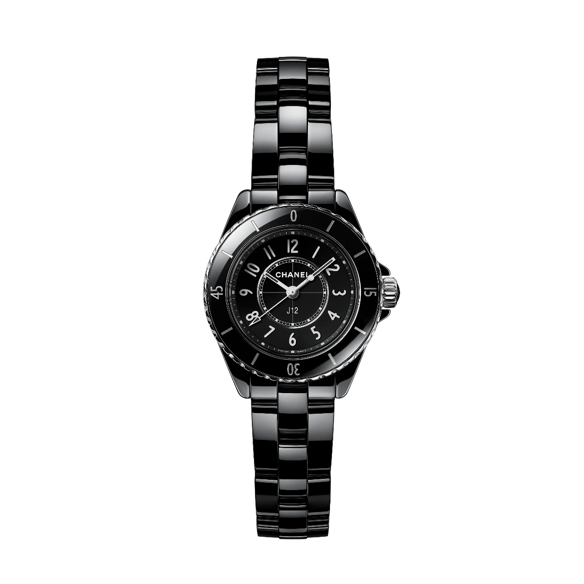 CHANEL J12 Black Ceramic 28mm