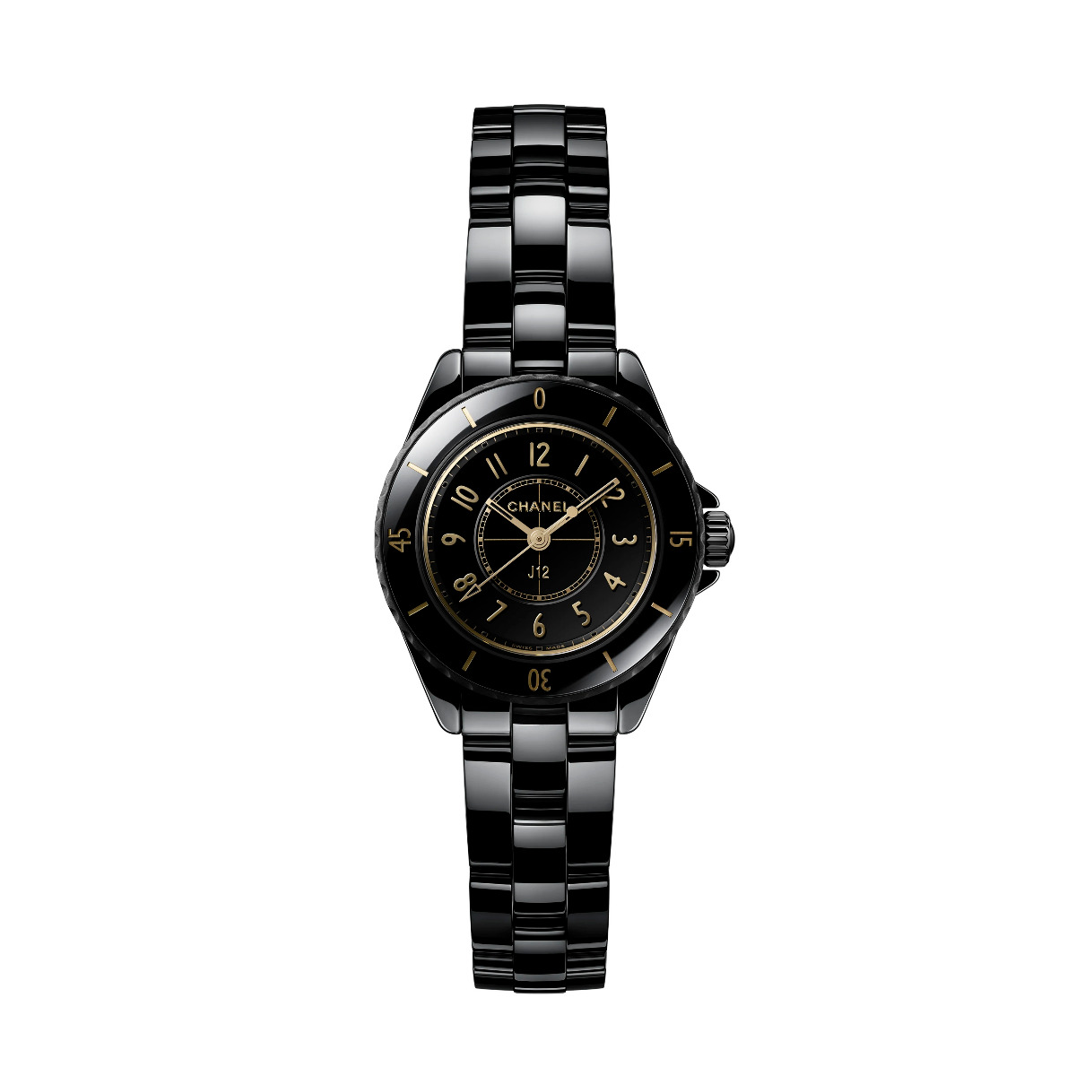 CHANEL J12 Golden Black Ceramic 28mm