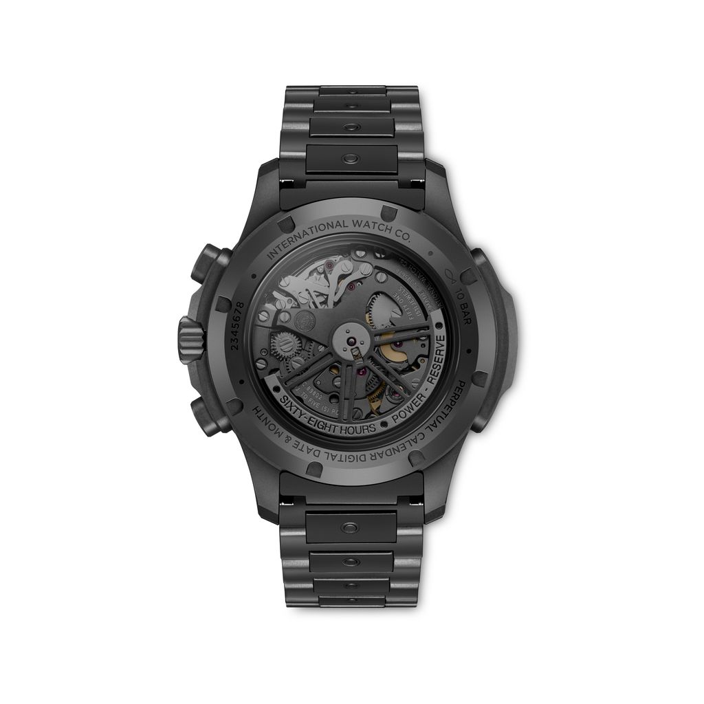 IWC Pilot Performance Chronograph Perpetual Calendar Digital Date Month