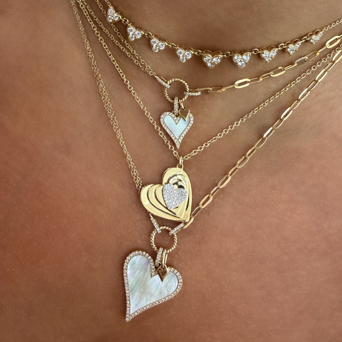 Layered In Love - Heart Necklaces That Make Valentine’s Gifting Effortless