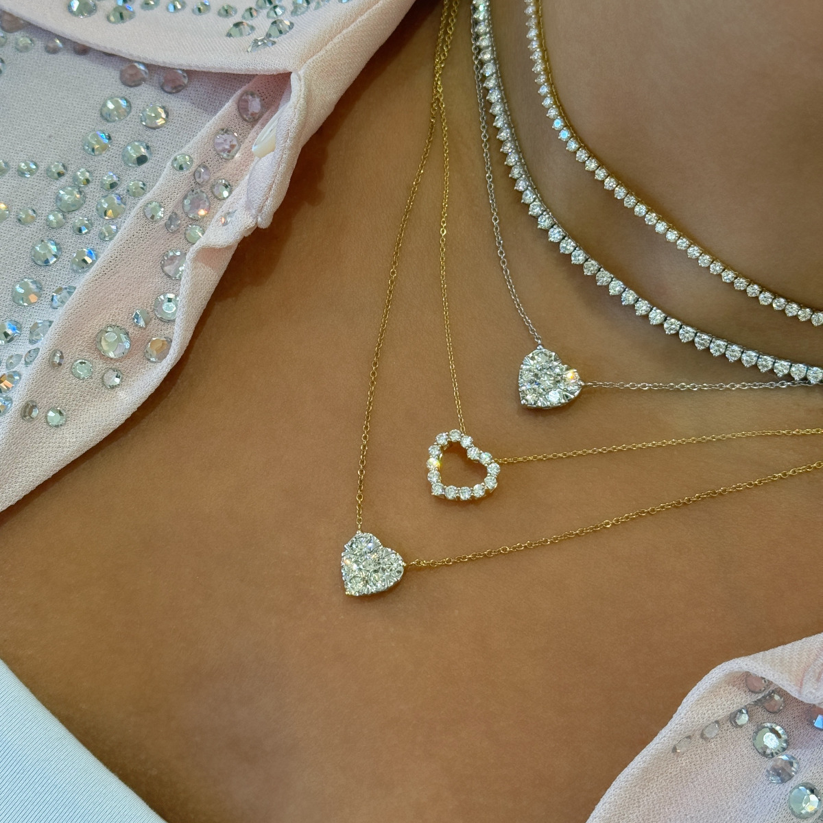 A Little Romance, Worn Close to The Heart. Classic Diamond Pieces Designed to Shine Today, and Always.