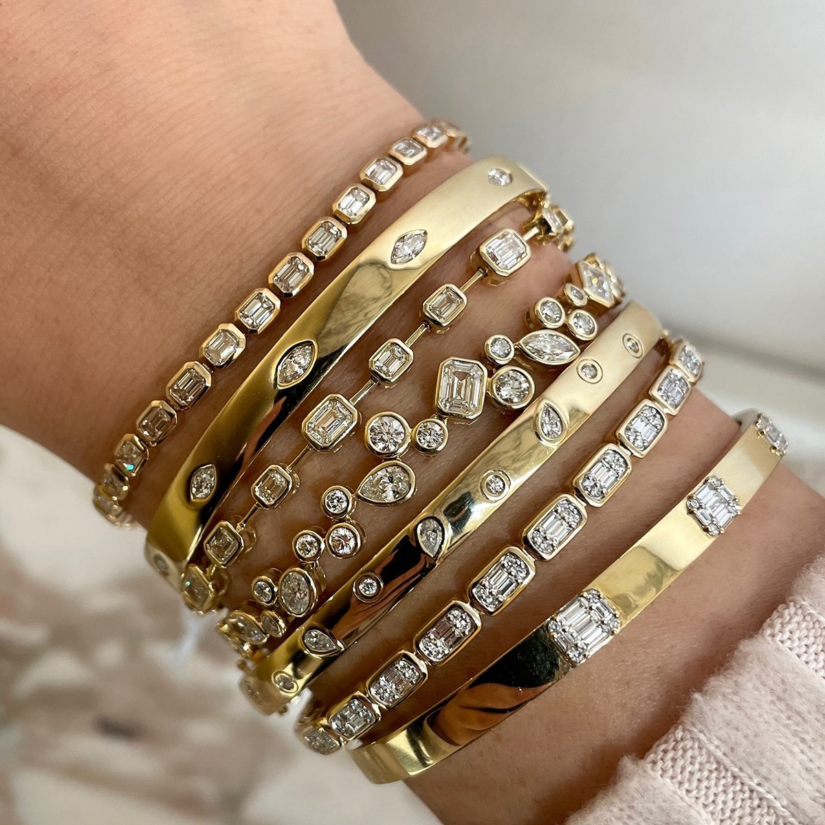 The Golden Rule: More diamonds, More shine.