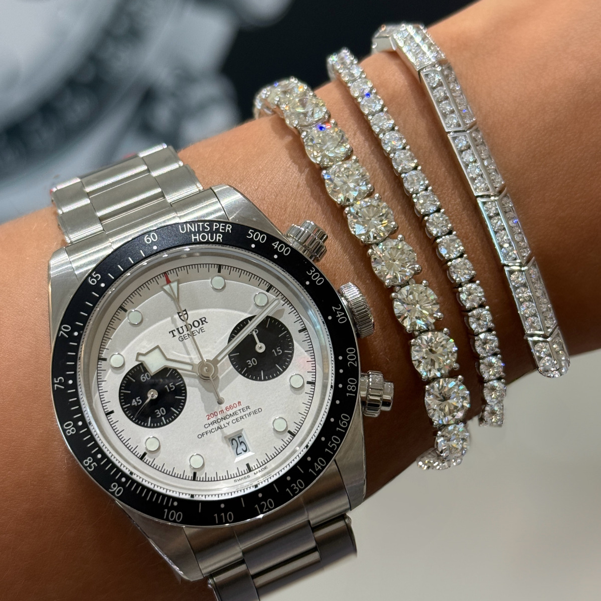 Diamonds Frame The Moment, TUDOR Defines It.