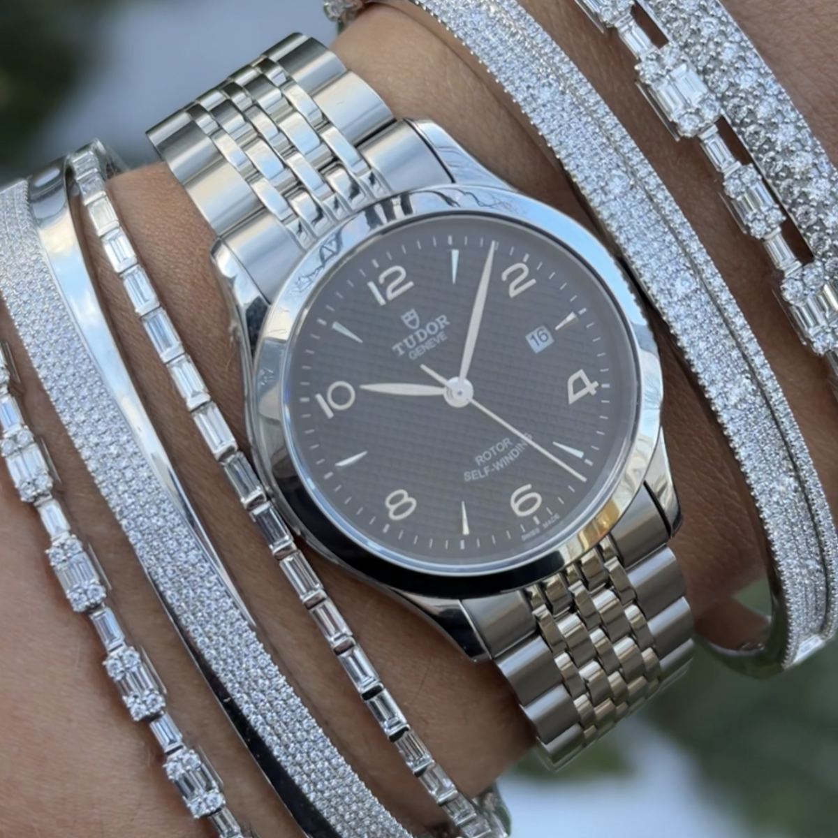 Stacked For Impact - Steel Precision Meets Luminous White Gold